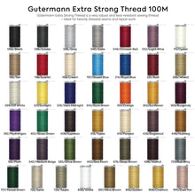 Load image into Gallery viewer, Gutermann Extra Strong Thread 100M Multiple Colors
