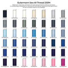 Load image into Gallery viewer, Gutermann Sew All Thread 250M 139 Colors
