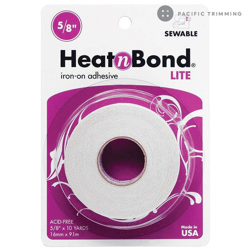 HeatnBond Lite Iron-On Adhesive Tape, 5/8 in x 10yds