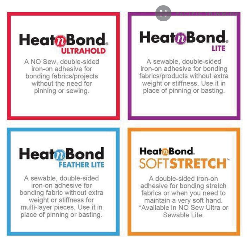 Heat N Bond Variety Pack Hem Adhesive (2 Regular & 2 Super