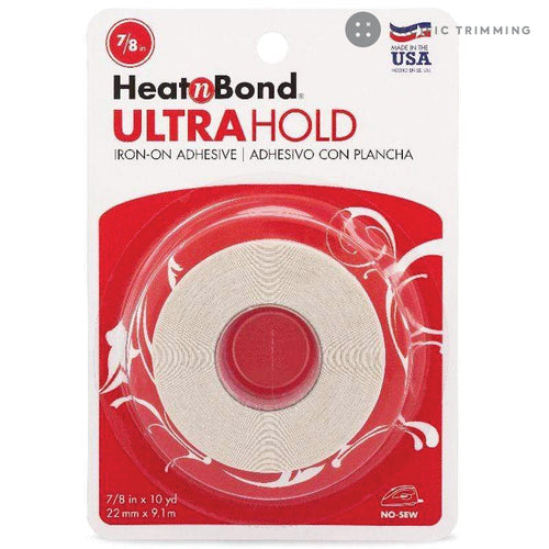 HeatnBond UltraHold Iron-On Adhesive Tape, 7/8 in x 10 yds - Pacific Trimming