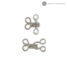 Load image into Gallery viewer, Dritz 14 Hooks &amp; Eyes Nickel Size 1
