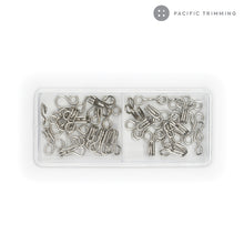 Load image into Gallery viewer, Dritz 14 Hooks &amp; Eyes Nickel Size 2
