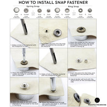 Load image into Gallery viewer, How to Install Snap Fastener Description
