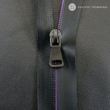 Load image into Gallery viewer, #7 Matte Finish Water Repellent Metallic Nylon Coil Zipper

