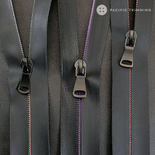 Load image into Gallery viewer, #7 Matte Finish Water Repellent Metallic Nylon Coil Zipper
