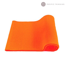 Load image into Gallery viewer, Heavy Weight Solid Rib Knit Neon Orange
