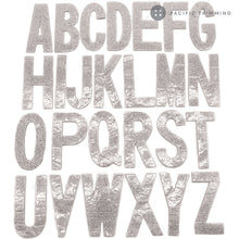 Load image into Gallery viewer, Iron On Alphabet Rhinestone Patches
