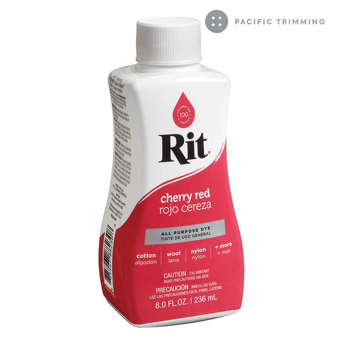 Rit All Purpose Dye Liquid Cherry Red Pacific Trimming