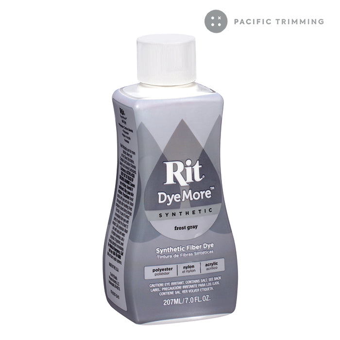 Lot 2 Rit DyeMore Synthetic Fiber Dye Polyester Acrylic Acetate Frost Grey  New