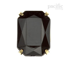 Load image into Gallery viewer, 3pcs of 25mm Sew-on Acrylic Rhinestone Black
