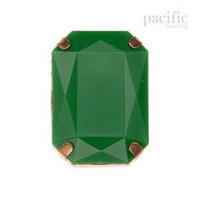 Load image into Gallery viewer, 3pcs of 25mm Sew-on Acrylic Rhinestone Green
