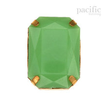 Load image into Gallery viewer, 3pcs of 25mm Sew-on Acrylic Rhinestone Lime Green
