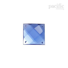 Load image into Gallery viewer, Square Sew on Glass Jewel 2 Sizes Royal Blue
