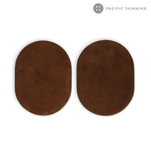 Load image into Gallery viewer, Dritz Suede Cowhide Elbow Patches dark Brown 2pc - Pacific Trimming
