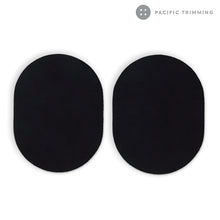 Load image into Gallery viewer, Dritz Suede Cowhide Elbow Patches Navy Blue 2pc
