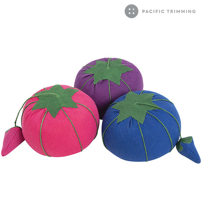 Tomato Pin Cushion with Strawberry Emery - Pacific Trimming