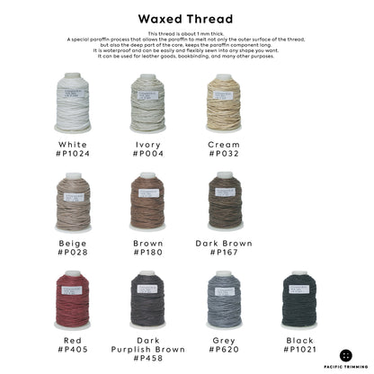 Waxed Thread Color Chart