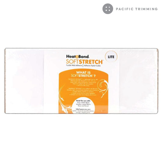 Heatnbond Soft Stretch Lite Iron On Adhesive 17" White