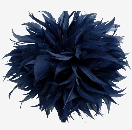 6.5 Inch Feather Applique Navy