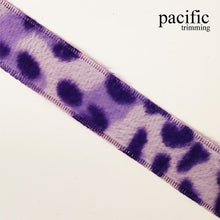 Load image into Gallery viewer, 0.88 Inch Animal Printed Trim Purple
