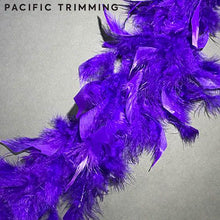 Load image into Gallery viewer, Chandelle Boa Feather Trim Purple
