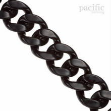 Load image into Gallery viewer, 41mm Acrylic Chain Black
