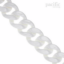 Load image into Gallery viewer, 41mm Acrylic Chain White
