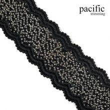 Load image into Gallery viewer, 2 Inch Scalloped Edge Beaded Elastic
