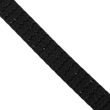 Load image into Gallery viewer, 1 Inch Metallic Zig Zag Patterned Elastic
