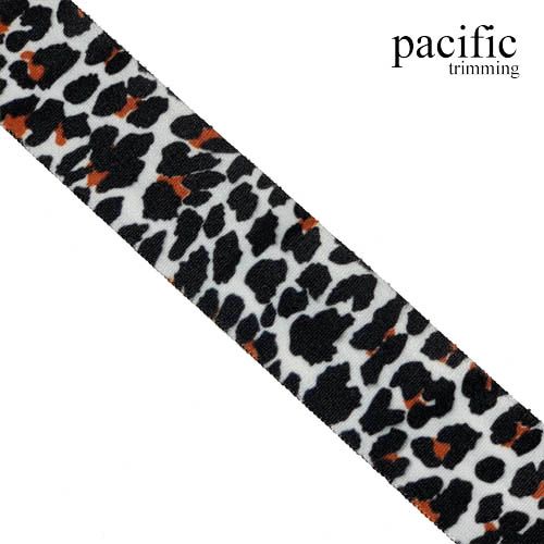 1 1/16 Inch Animal Skin Patterned Elastic