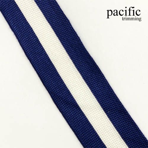 1 3/4" Blue/White Stripe : FC190624 - Pacific Trimming