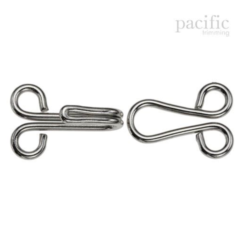 Steel Hook and Eye Metal Hooks and Eyes Closure for Trousers and Skirt Hook  and Eye Closures Sew on Hook and Eye Metal Pants Hook and Eye Dark Nickel