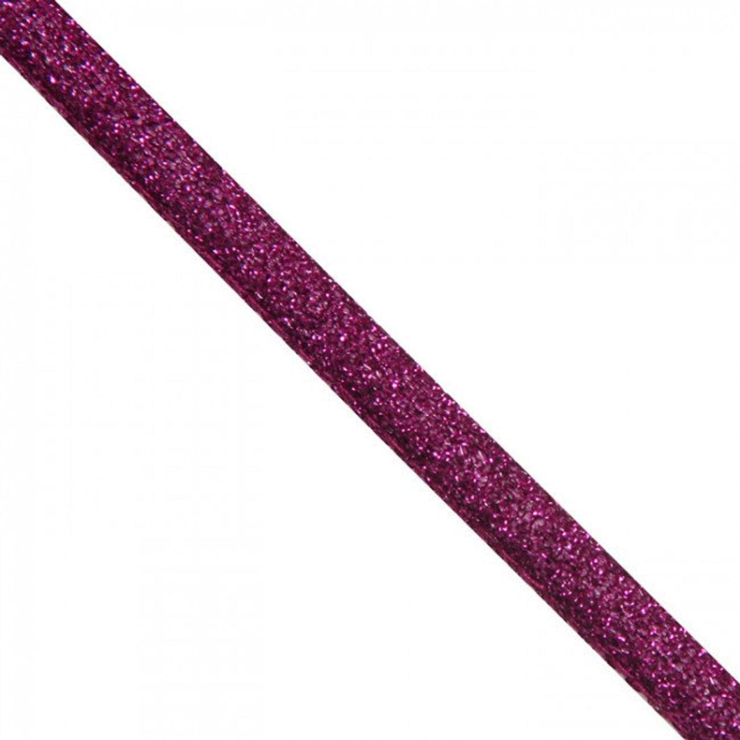 6mm Lurex Cord Hot Pink