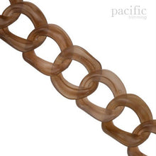 Load image into Gallery viewer, Acrylic Round Chain Smoky Brown

