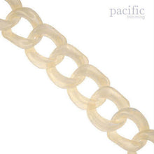 Load image into Gallery viewer, Acrylic Round Chain Smoky Ivory
