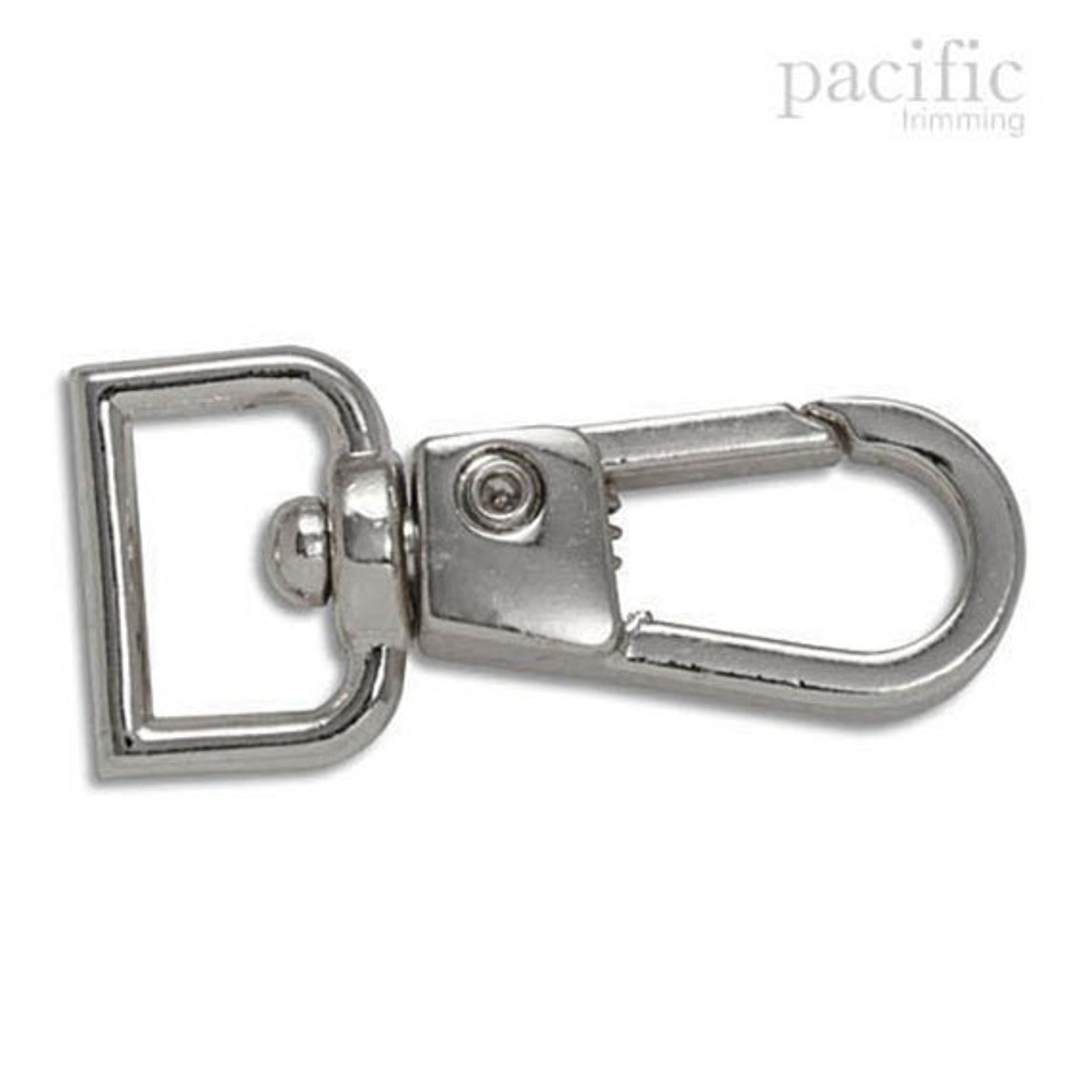 0.38 Inch Push Gate Swivel Silver