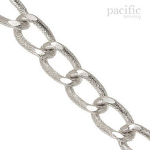 Load image into Gallery viewer, Aluminum Textured Chain Silver

