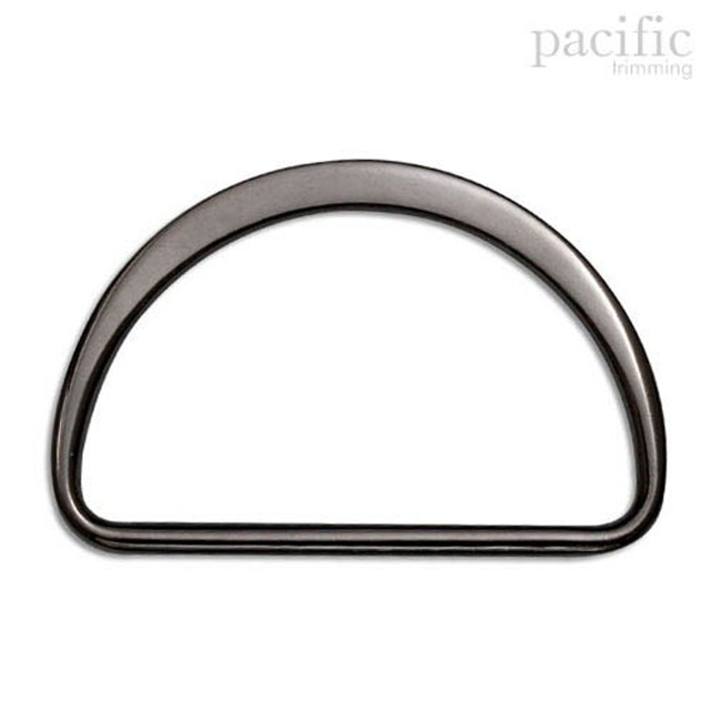 Metal D-Ring A-Style Gunmetal Multiple Sizes