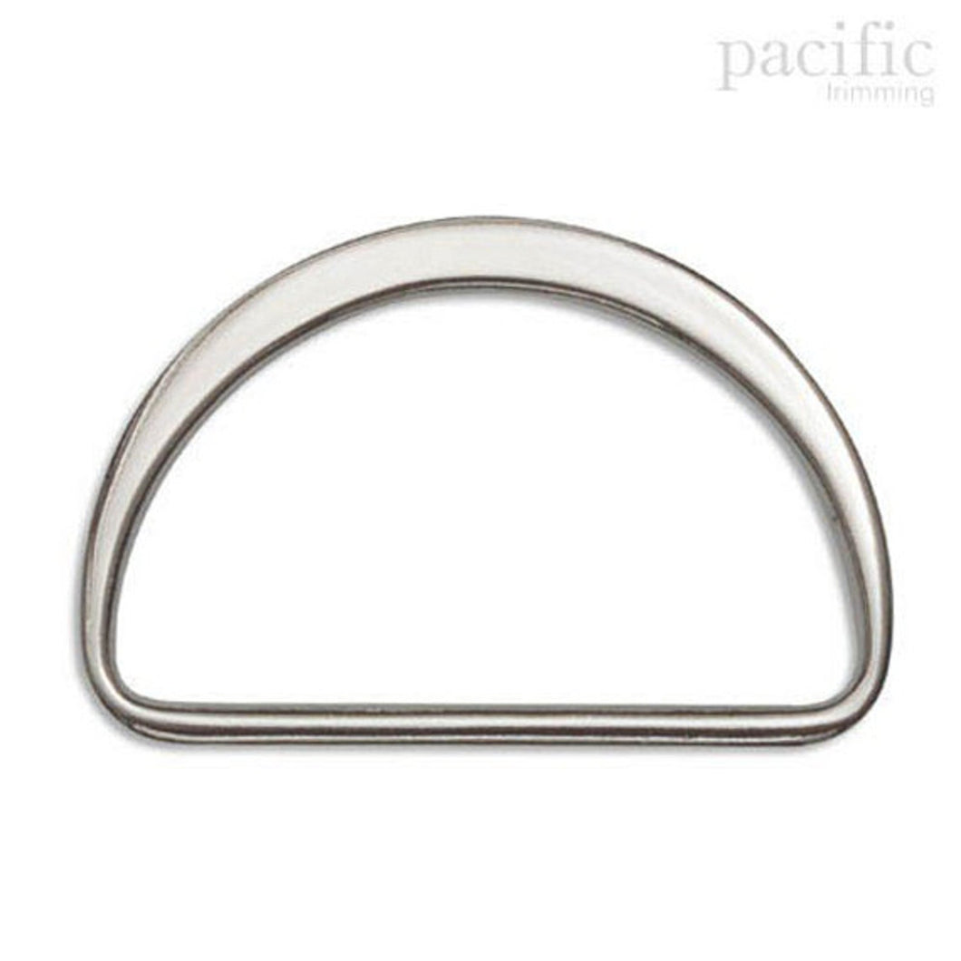 Metal D-Ring A-Style Silver Multiple Sizes