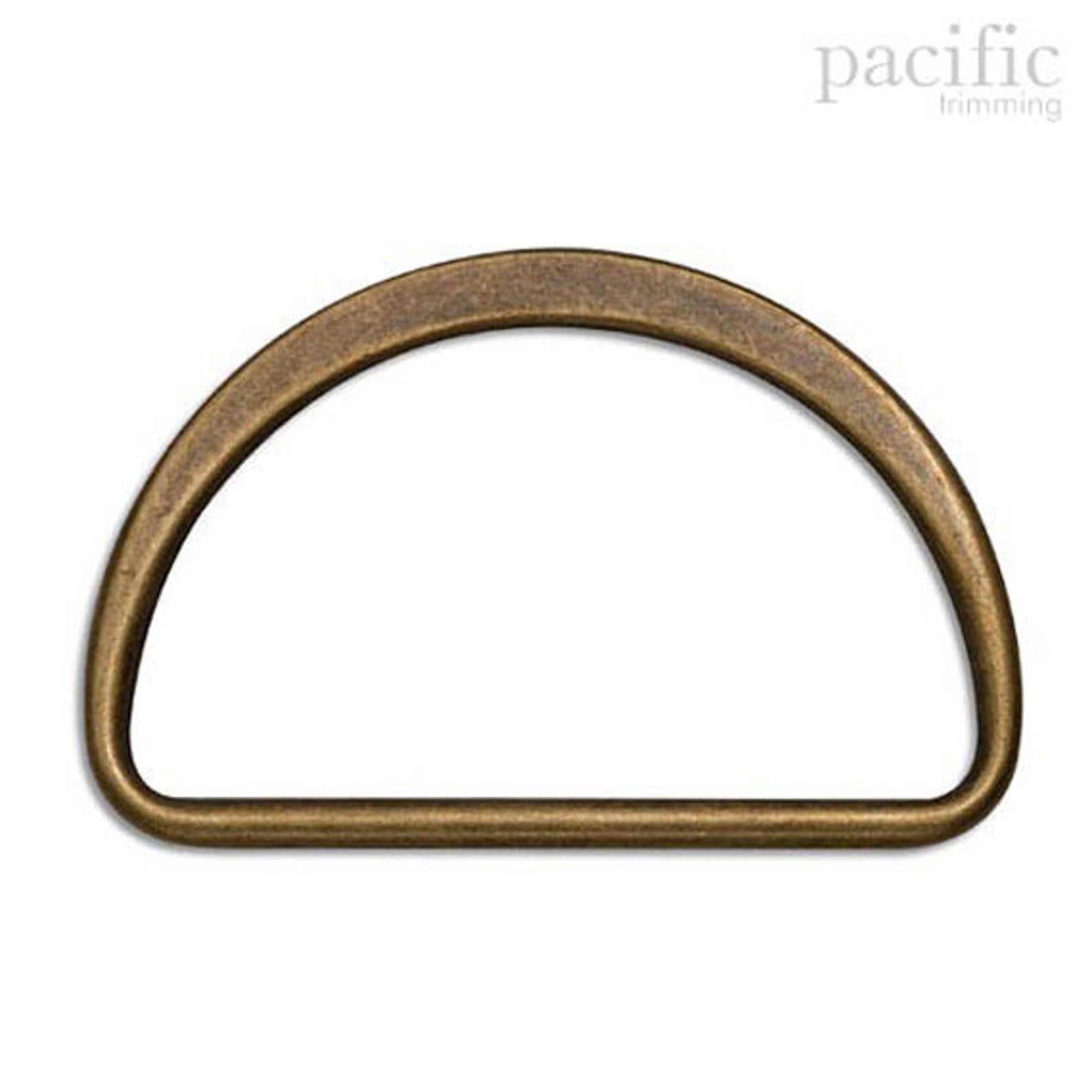 Metal D-Ring A-Style Antique Brass Multiple Sizes