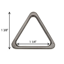 Load image into Gallery viewer, 1.25 Inch Metal Tri-Ring Gunmetal
