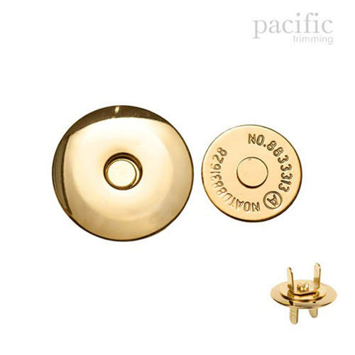 14mm Magnetic Snap Gold