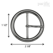 Load image into Gallery viewer, Metal Ring Buckle Gunmetal Multiple Sizes
