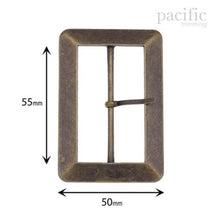 Load image into Gallery viewer, 55mm Metal Buckle Antique Brass
