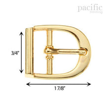 Load image into Gallery viewer, 0.75 Inch Metal Buckle Gold
