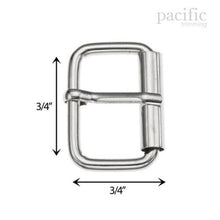 Load image into Gallery viewer, Metal Roller Buckle Silver Multiple Sizes
