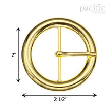 Load image into Gallery viewer, Metal Ring Buckle Gold Multiple Sizes
