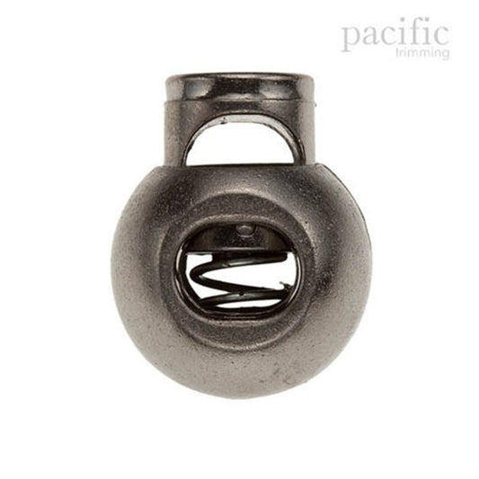 8mm Plastic Ball Cord Lock Gunmetal