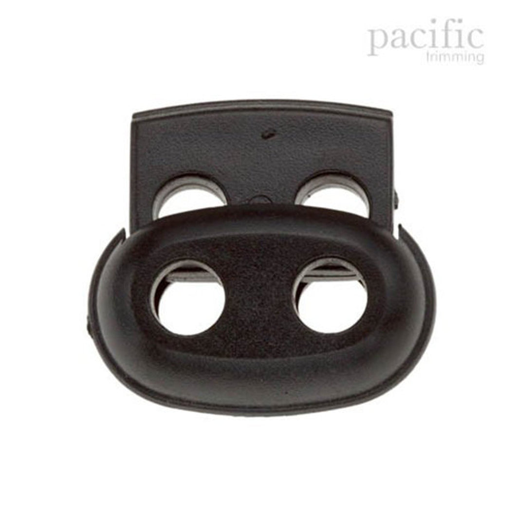 4mm Plastic Cord Lock Black